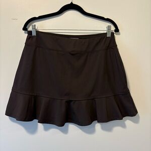 Tommy Bahama Black Golf Skort with Subtle Stitch Detail Size Medium